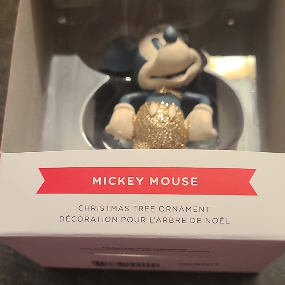 Hallmark Disney Mickey Mouse Ornament with Gold and Black - Picture 4 of 6